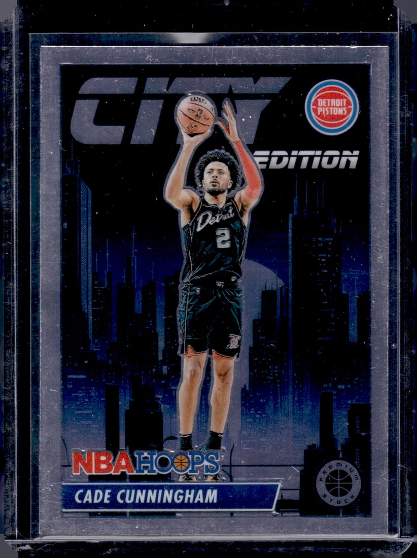 Cade Cunningham City Edition 2023-24 Panini Premium Stock #29: Cade Cunningham City Edition 2023-24 Panini Premium Stock #29