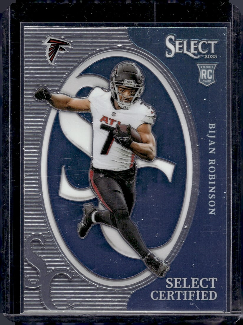 Bijan Robinson Select Certified RC 2023 Panini Select #CRO-BRO: Bijan Robinson Select Certified RC 2023 Panini Select #CRO-BRO
