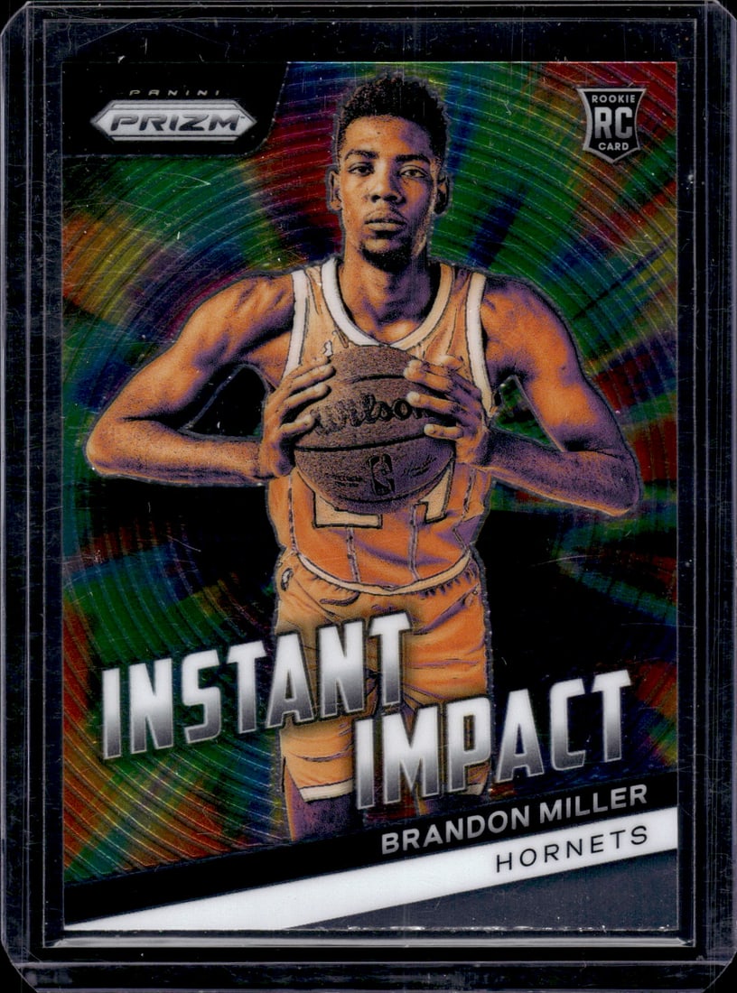 Brandon Miller Instant Impact RC 2023-24 Panini Prizm #4: Brandon Miller Instant Impact RC 2023-24 Panini Prizm #4
