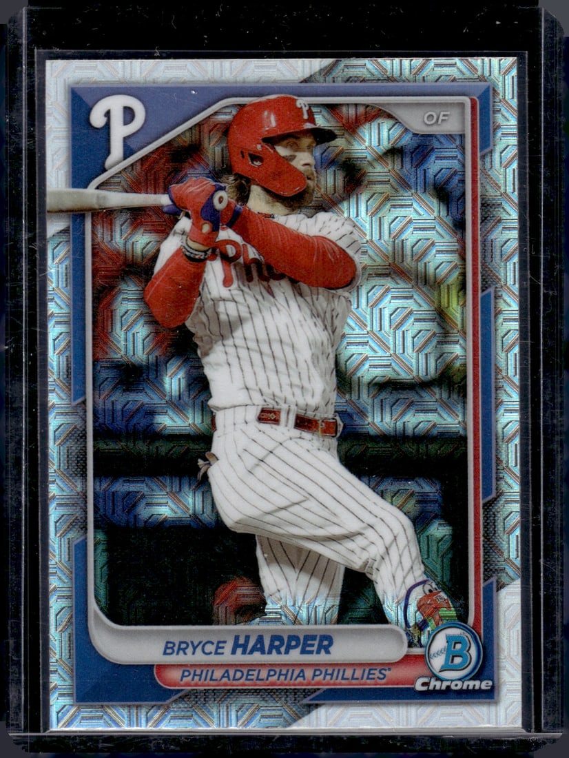 Bryce Harper Mojo Refractor 2024 Bowman Chrome #37 (1 of 2)