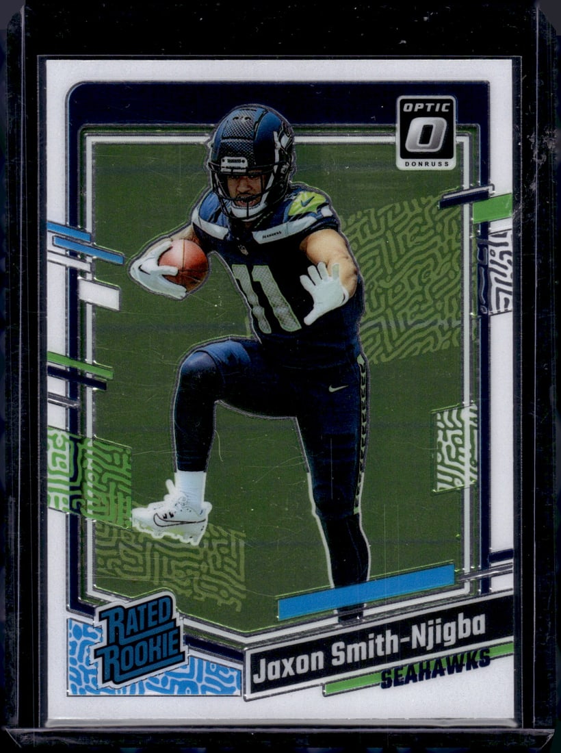 Jaxon Smith-Njigba RC 2023 Donruss Optic #293: Jaxon Smith-Njigba RC 2023 Donruss Optic #293