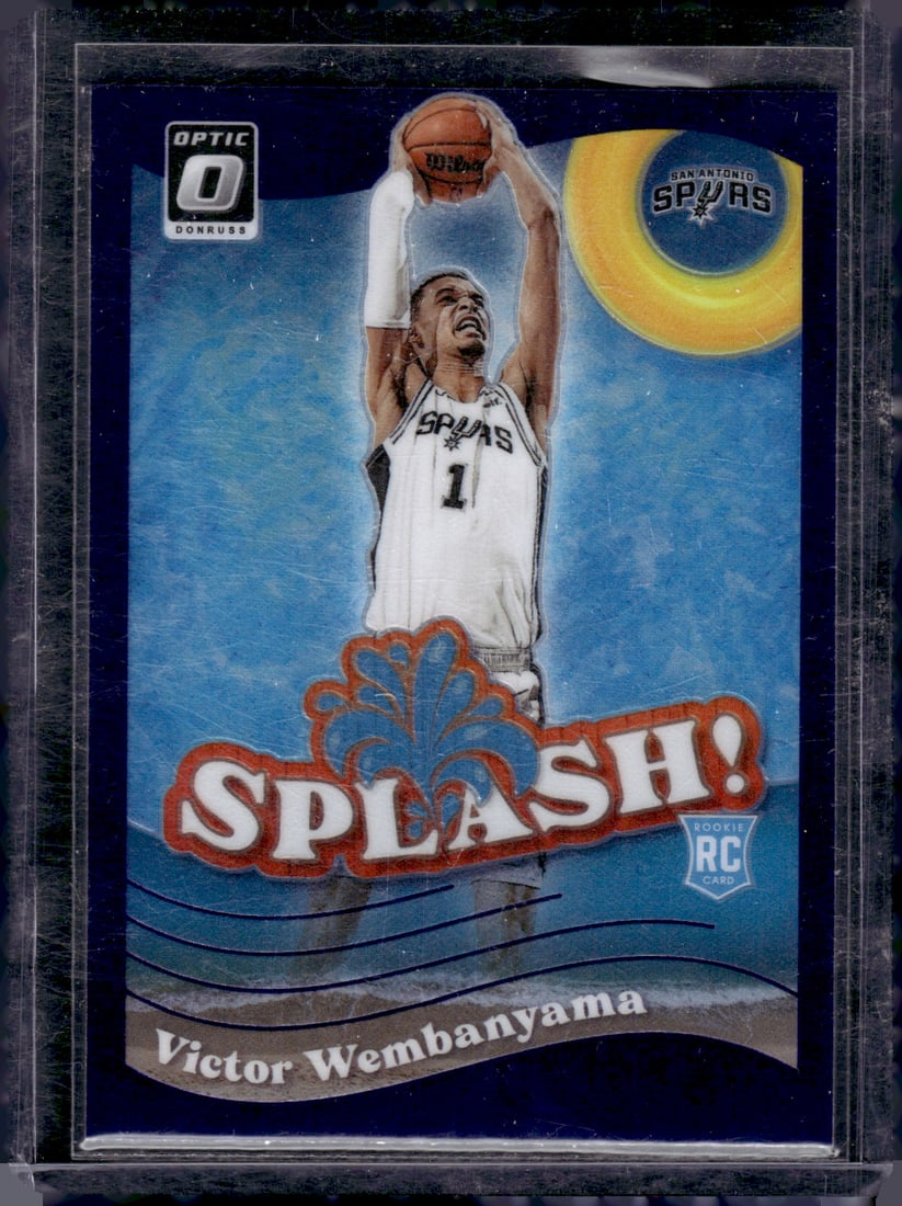 Victor Wembanyama Splash Purple Prizm RC 2023-24 Donruss Optic #6 (1 of 2)