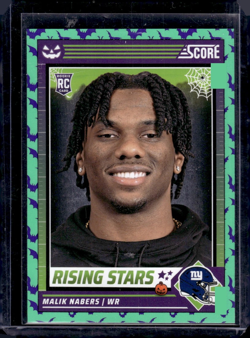 Malik Nabers Green Bats RC 2024 Panini Score A Treat #37: Malik Nabers Green Bats RC 2024 Panini Score A Treat #37