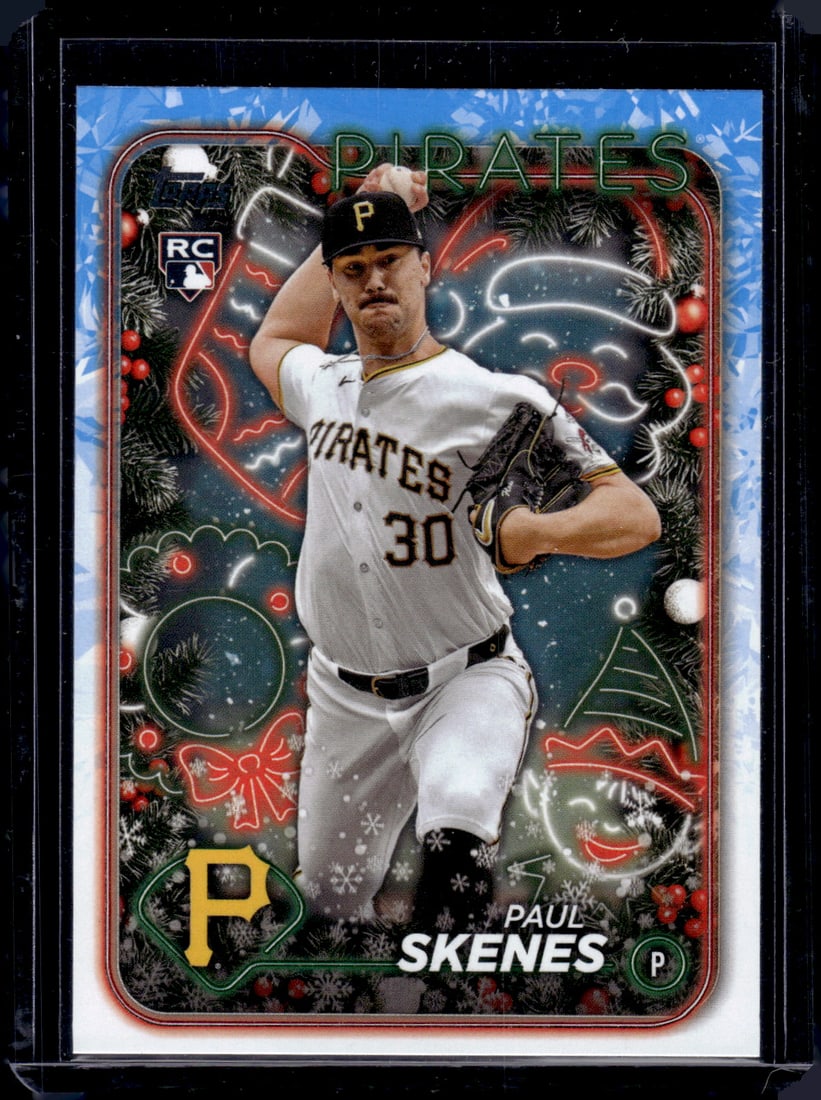 Paul Skenes RC 2024 Topps Holiday #H165: Paul Skenes RC 2024 Topps Holiday #H165