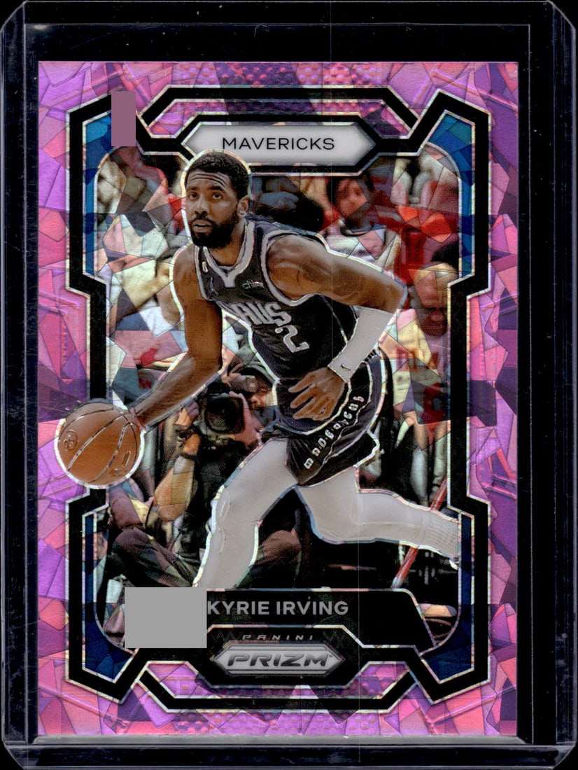 Kyrie Irving Pink Cracked Ice 2023-24 Panini Prizm #22: Kyrie Irving Pink Cracked Ice 2023-24 Panini Prizm #22