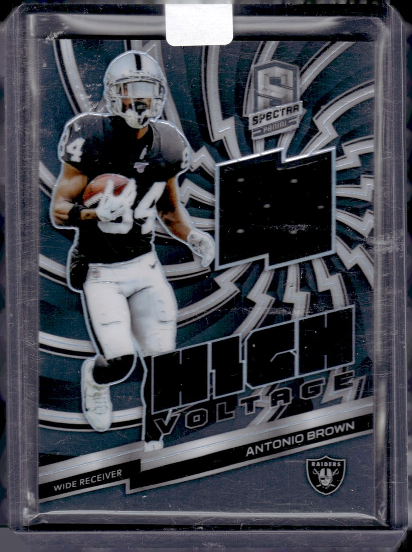 Antonio Brown Player Worn Patch /99 2019 Panini Spectra #HV-19 (1 of 2)