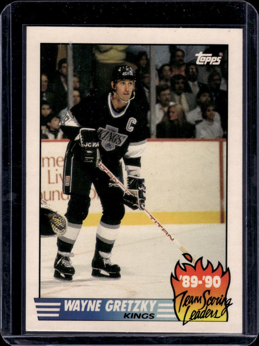 Wayne Gretzky 1990 Topps #12: Wayne Gretzky 1990 Topps #12