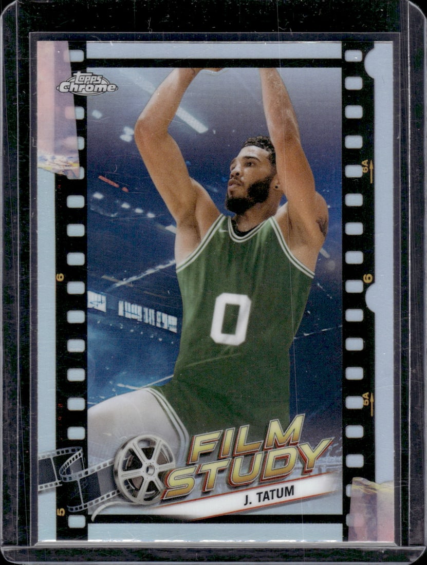Jayson Tatum Film Study Refractor 2023-24 Topps Chrome #FS-2 (1 of 2)