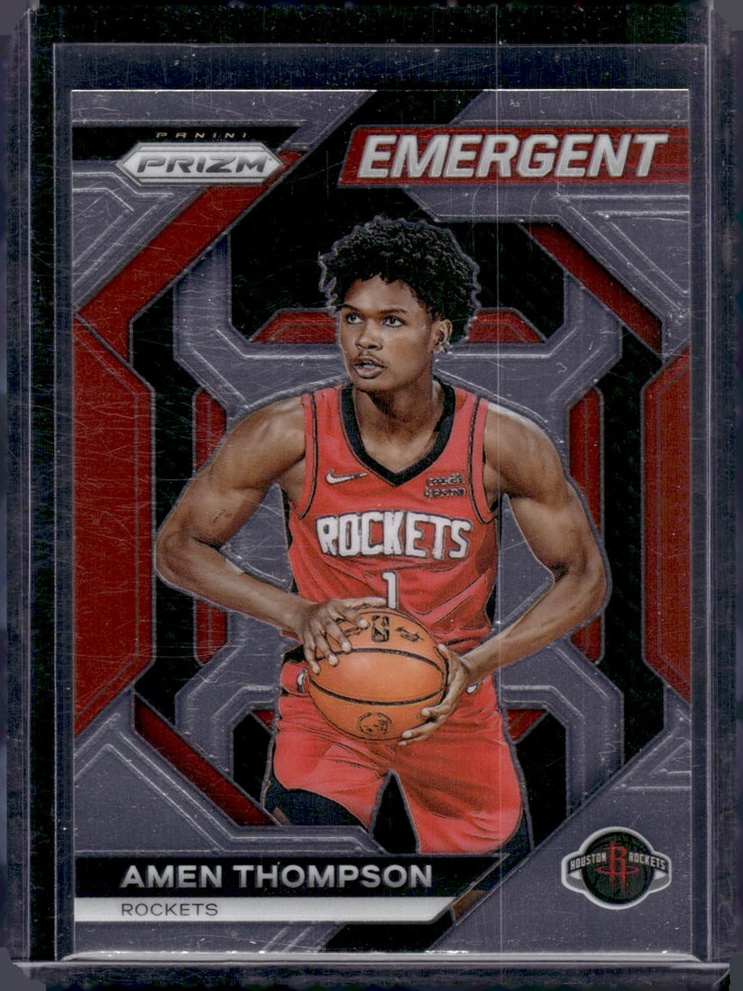 Amen Thompson Emergent RC 2023-24 Panini Prizm #13: Amen Thompson Emergent RC 2023-24 Panini Prizm #13