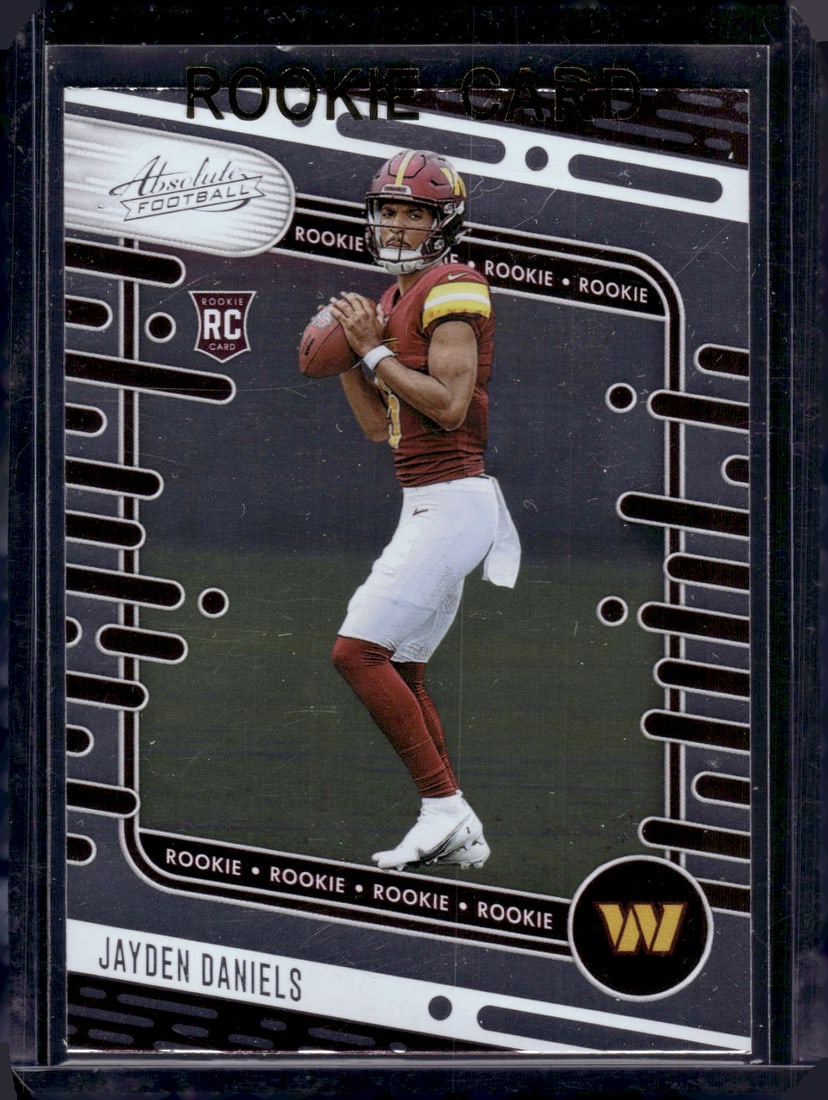 Jayden Daniels RC 2024 Panini Absolute #102: Jayden Daniels RC 2024 Panini Absolute #102