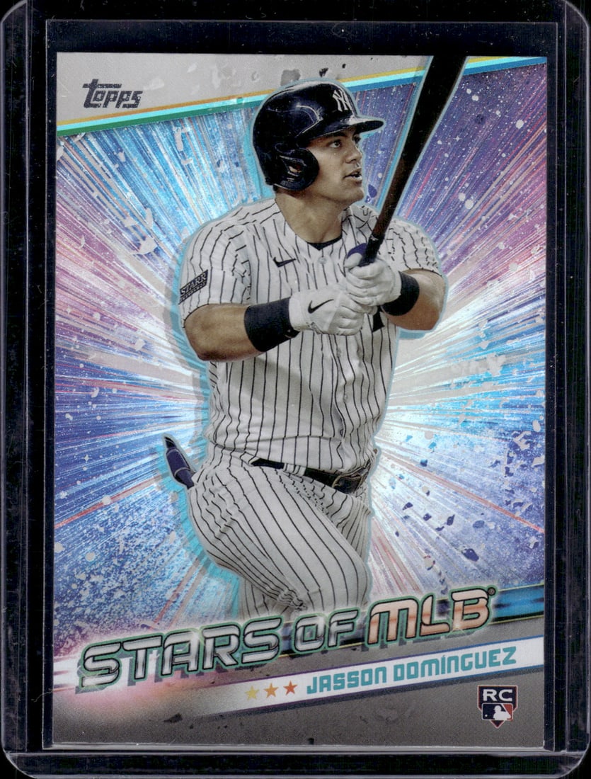 Jasson Dominguez Stars of MLB RC 2024 Topps #SMLB-35: Jasson Dominguez Stars of MLB RC 2024 Topps #SMLB-35
