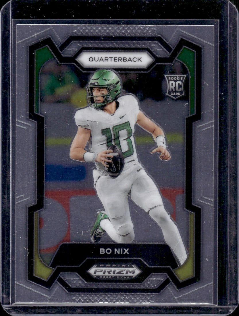 Bo Nix RC 2024 Panini Prizm Draft Picks #105: Bo Nix RC 2024 Panini Prizm Draft Picks #105