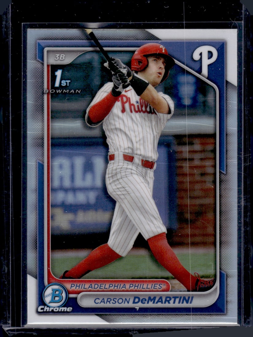 Carson DeMartini 1st Bowman Refractor 2024 Bowman Chrome Draft #BDC-89 (1 of 2)