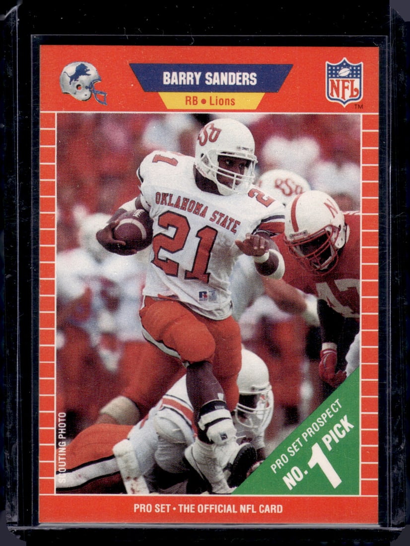 Barry Sanders RC 1989 Pro Set #494: Barry Sanders RC 1989 Pro Set #494