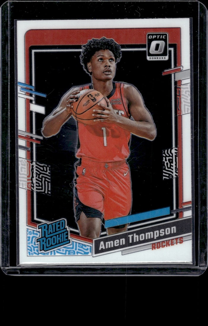 Amen Thompson RC 2023-24 Donruss Optic #229: Amen Thompson RC 2023-24 Donruss Optic #229