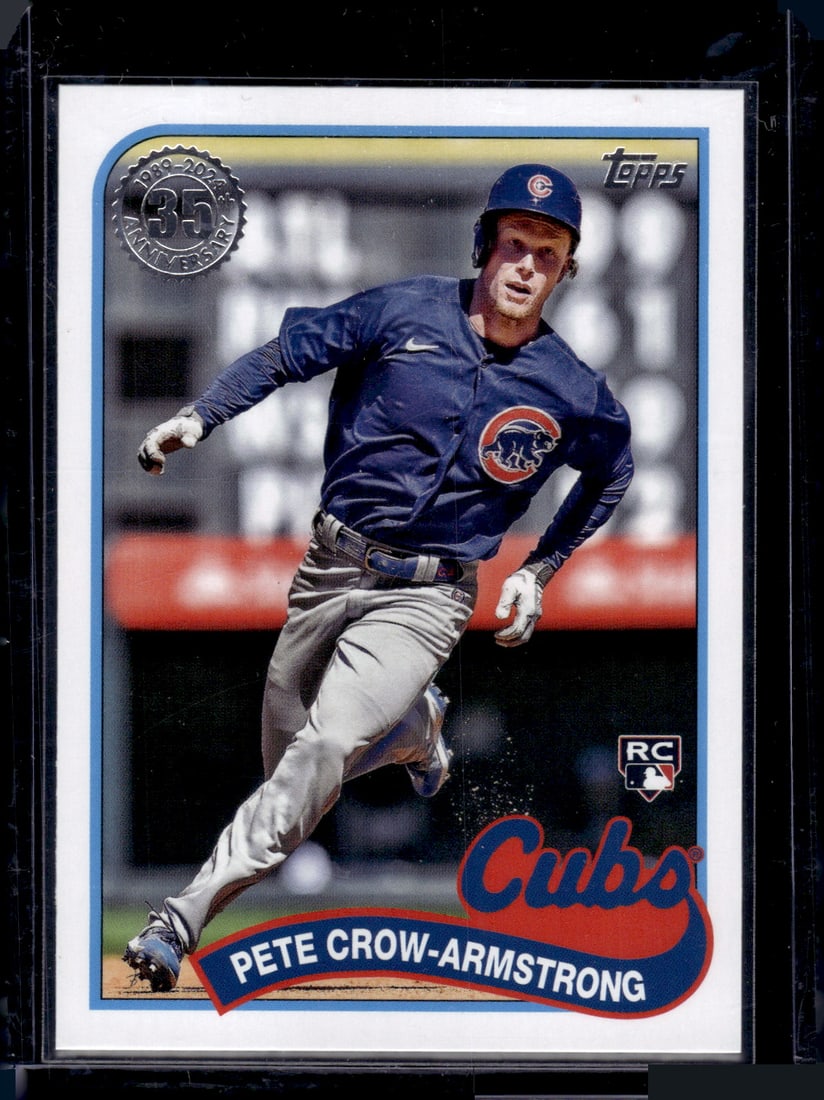 Pete Crow-Armstrong 35th Anniversary RC 2024 Topps #89B2-5: Pete Crow-Armstrong 35th Anniversary RC 2024 Topps #89B2-5