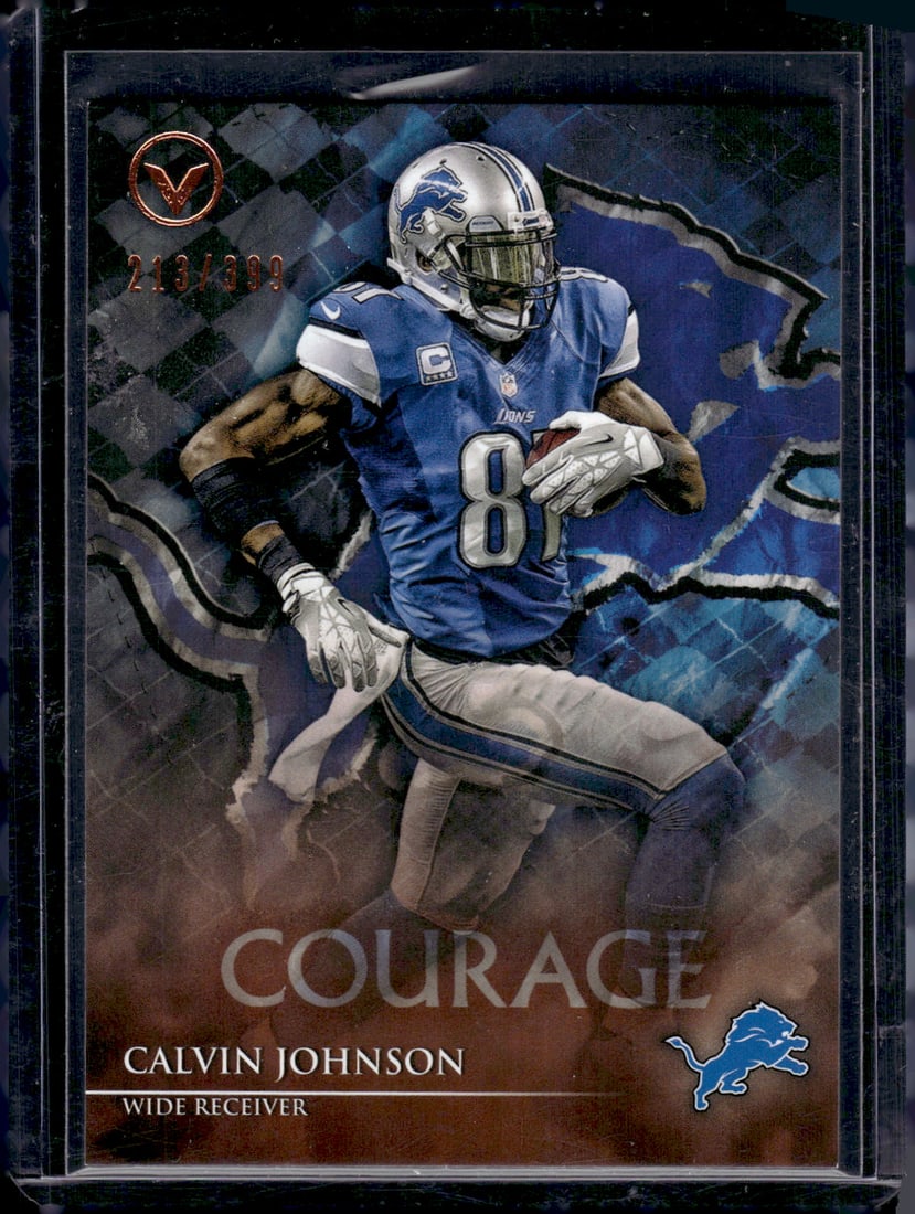 Calvin Johnson Courage /399 2014 Topps Valor #25: Calvin Johnson Courage /399 2014 Topps Valor #25