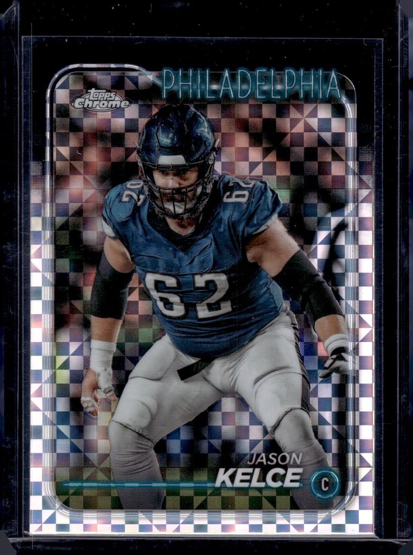 Jason Kelce Xfractor 2024 Topps Chrome #160 (1 of 2)