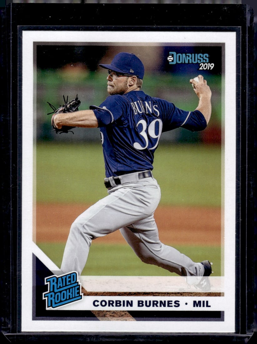 Corbin Burnes RC 2019 Panini Donruss #33: Corbin Burnes RC 2019 Panini Donruss #33