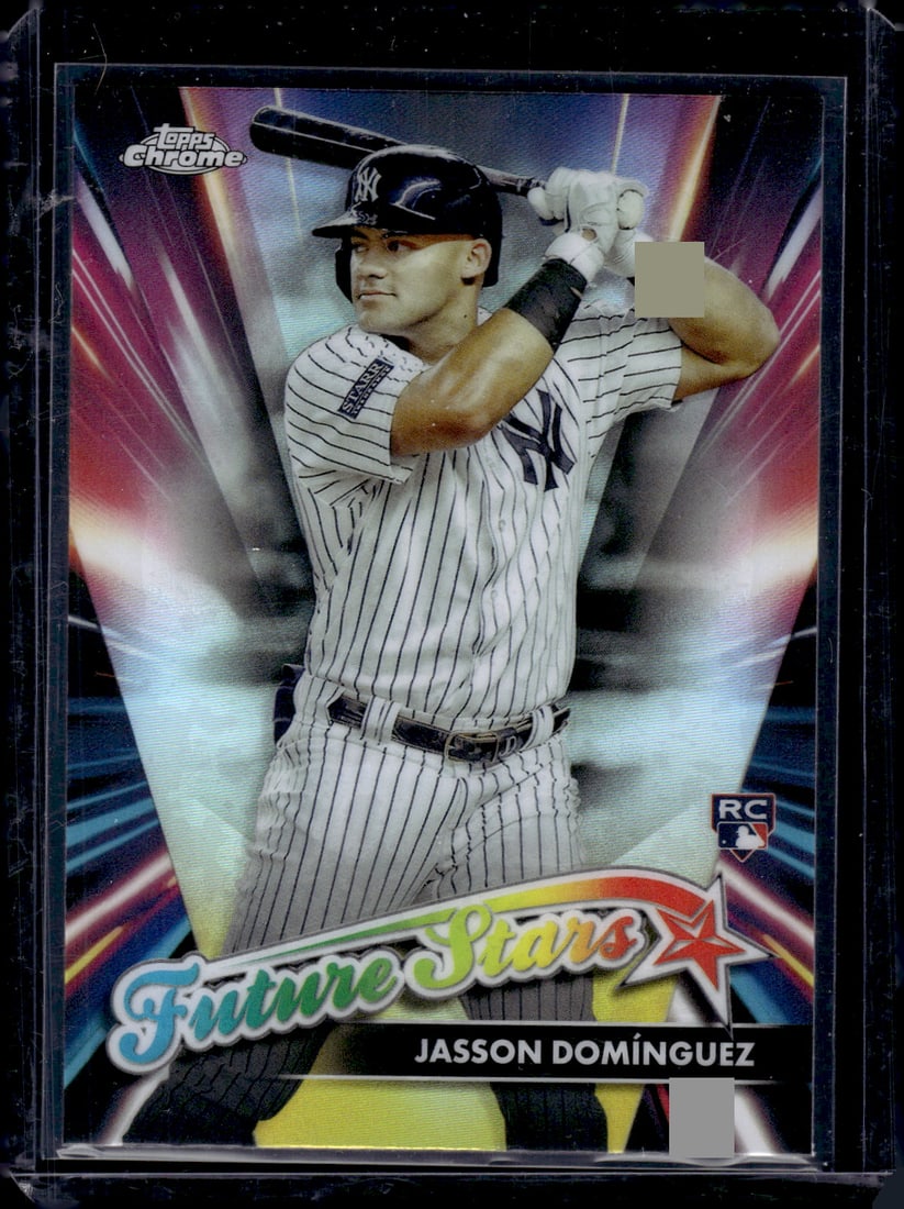 Jasson Dominguez Future Stars RC 2024 Topps Chrome #FSU-12: Jasson Dominguez Future Stars RC 2024 Topps Chrome #FSU-12