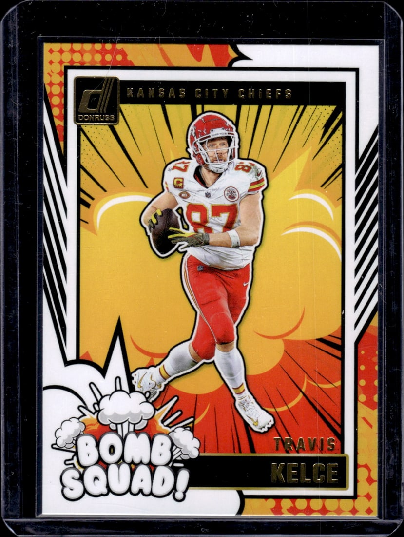Travis Kelce Bomb Squad 2024 Panini Donruss #12: Travis Kelce Bomb Squad 2024 Panini Donruss #12