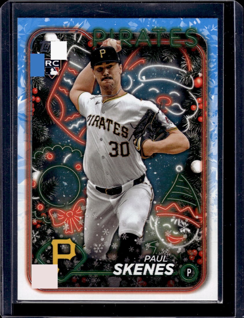 Paul Skenes RC 2024 Topps Holiday #H165: Paul Skenes RC 2024 Topps Holiday #H165