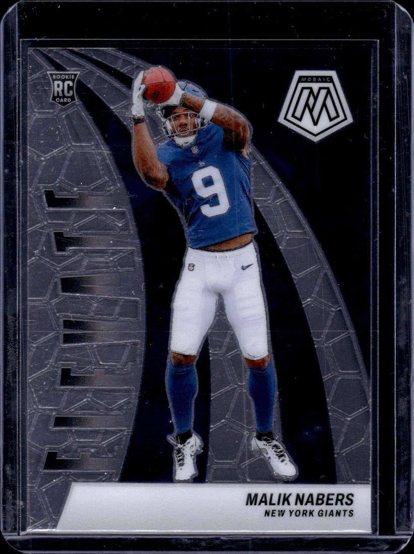 Malik Nabers Elevate RC 2024 Panini Mosaic #3: Malik Nabers Elevate RC 2024 Panini Mosaic #3