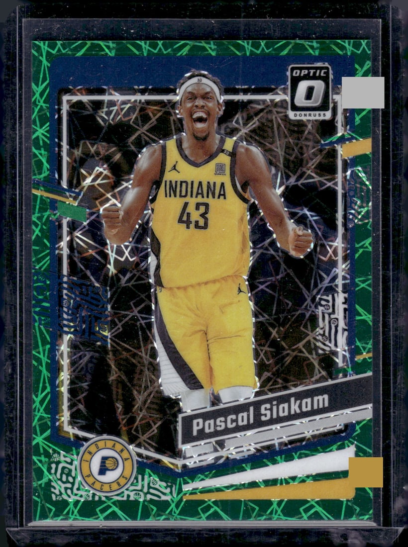 Pascal Siakam Green Velocity Prizm /49 2023-24 Donruss Optic #101 (1 of 2)