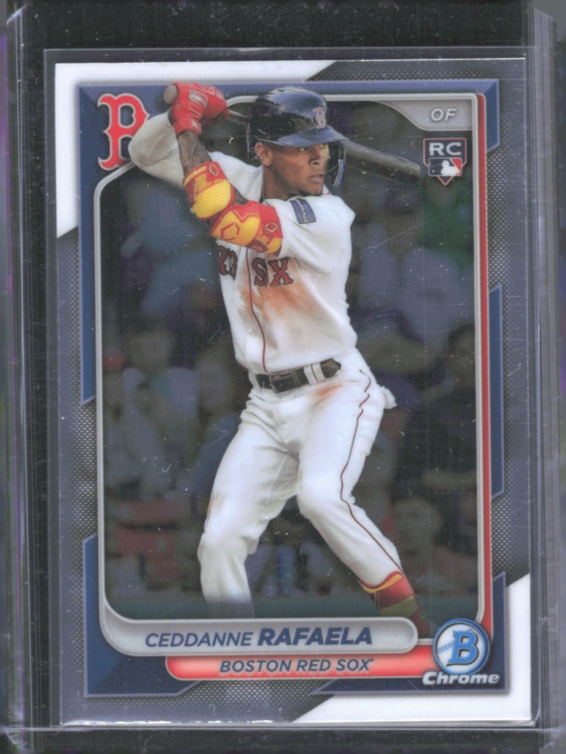 Ceddanne Rafaela Rookie 2024 Bowman Chrome #5: Ceddanne Rafaela Rookie 2024 Bowman Chrome #5