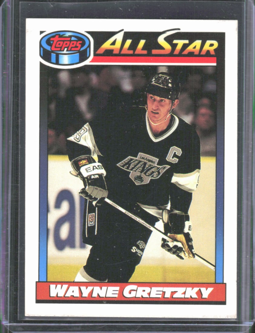 Wayne Gretzky 1991-92 Topps Vintage #258: Wayne Gretzky 1991-92 Topps Vintage #258