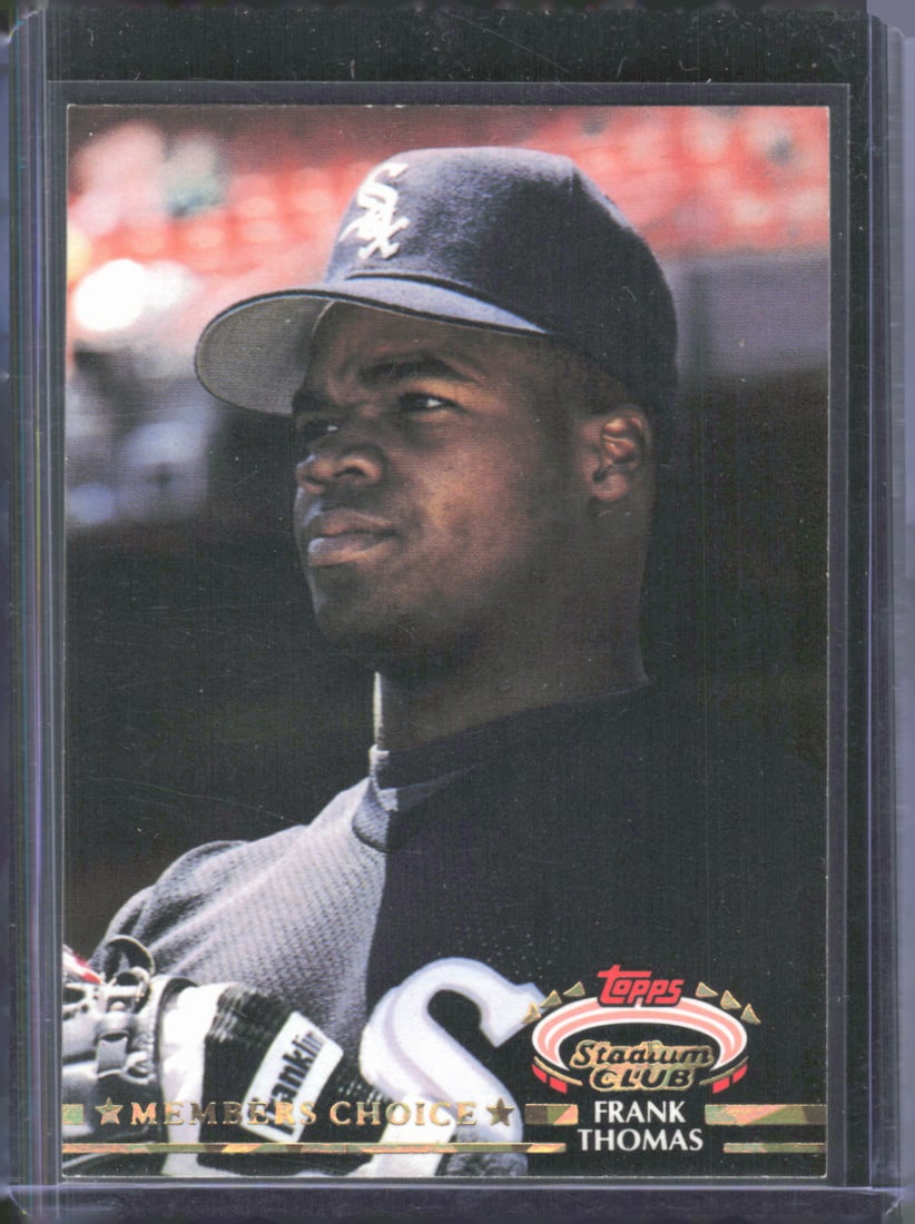 Frank Thomas 1992 Stadium Club Vintage #591: Frank Thomas 1992 Stadium Club Vintage #591