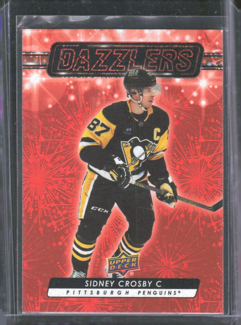 Sidney Crosby Dazzlers Orange 2023-24 Upper Deck #DZ-75 (1 of 2)