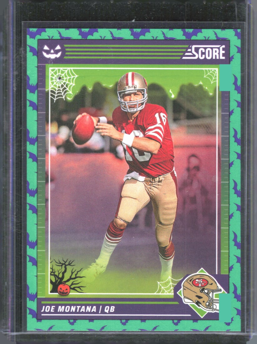 Joe Montana A-Treat - Green Bats 2024 Score-A-Treat #251: Joe Montana A-Treat - Green Bats 2024 Score-A-Treat #251