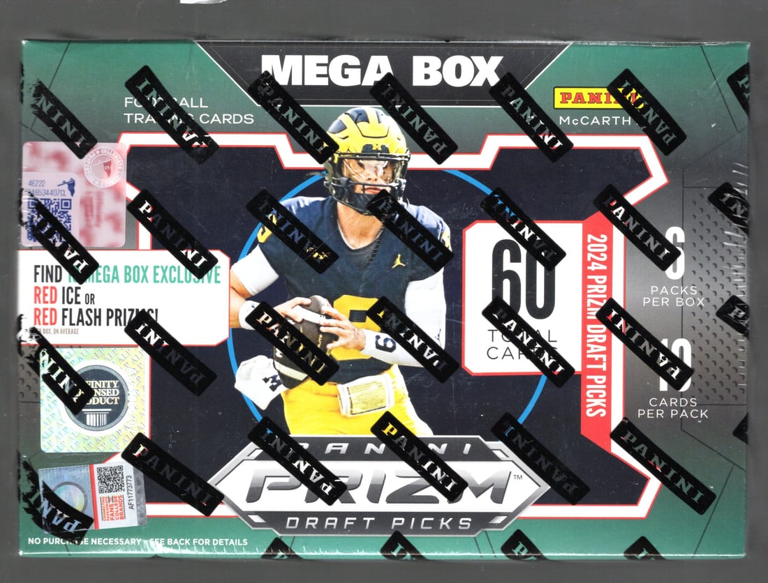 2024-25 Panini Prizm Draft Picks Football Blaster Box - Green Pulsar & Silver Prizm Cards Guaranteed: 2024-25 Panini Prizm Draft Picks Football Blaster Box - Green Pulsar & Silver Prizm Cards Guaranteed