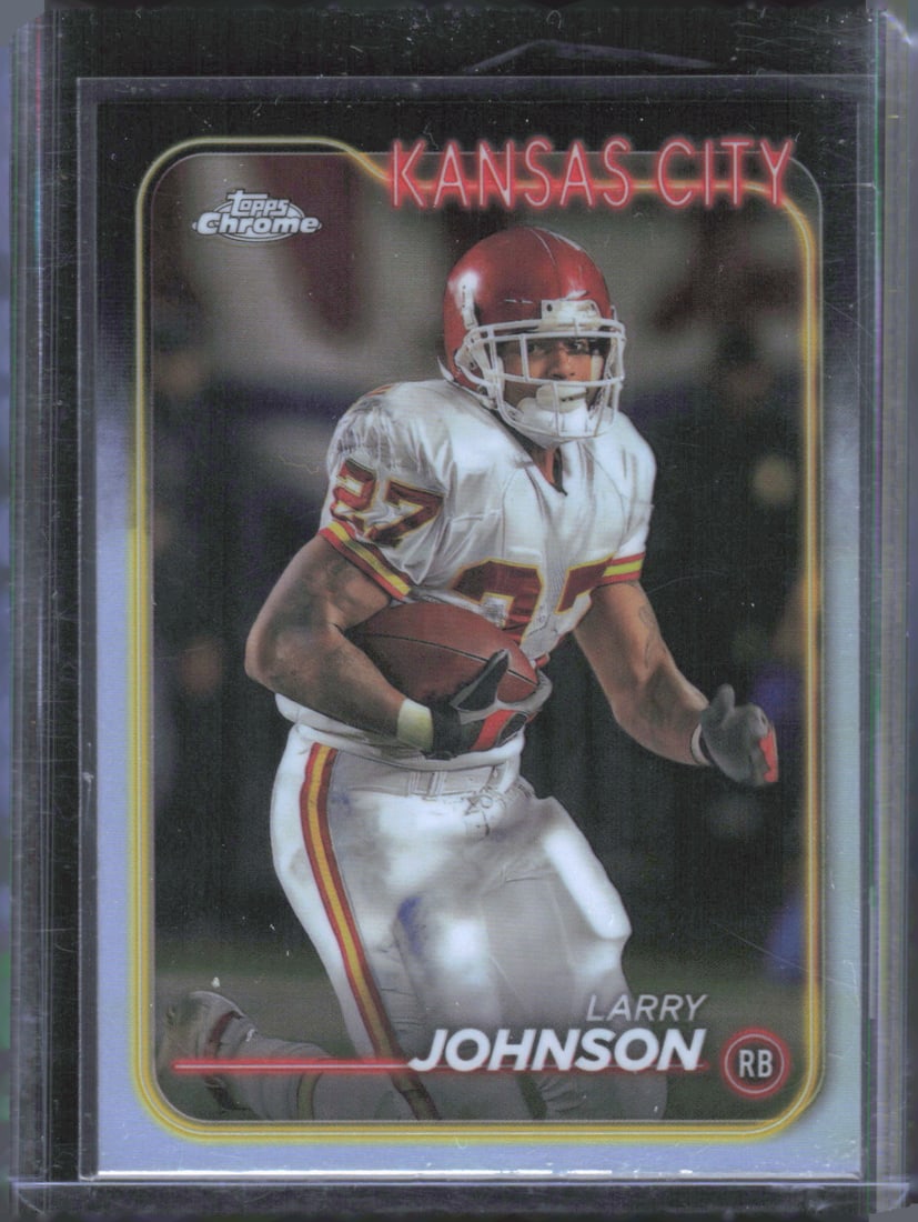 Larry Johnson Refractor 2024 Topps Chrome #99: Larry Johnson Refractor 2024 Topps Chrome #99