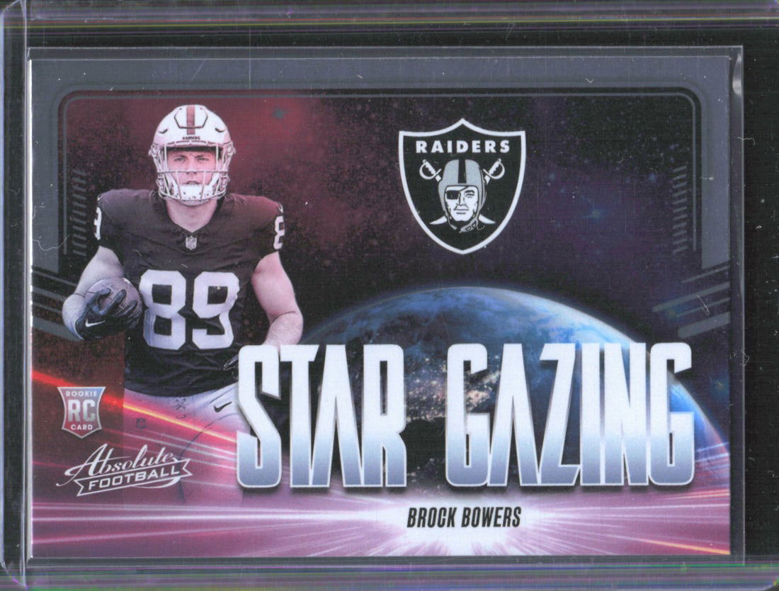 Brock Bowers Star Gazing 2024 Panini Absolute #SG-BBS (1 of 2)