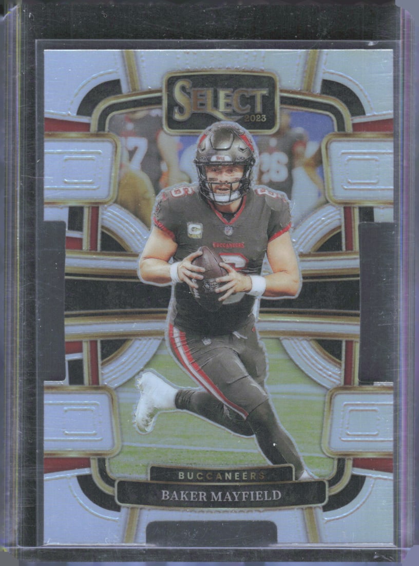 Baker Mayfield Silver Prizms Die Cuts 2023 Panini Select #92 (1 of 2)