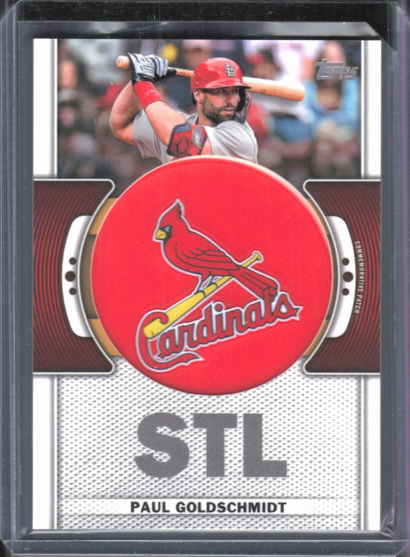 Paul Goldschmidt Team Logo Commemorative Patch 2023 Topps #TLP-PG (1 of 2)