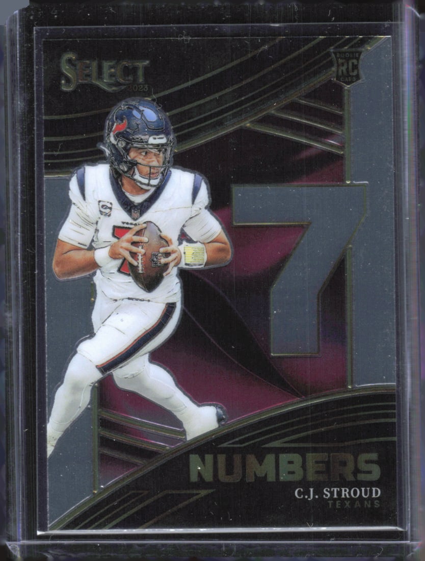 C.J. Stroud Rookie Card Select Numbers 2023 Panini Select #NMB-CST (1 of 2)