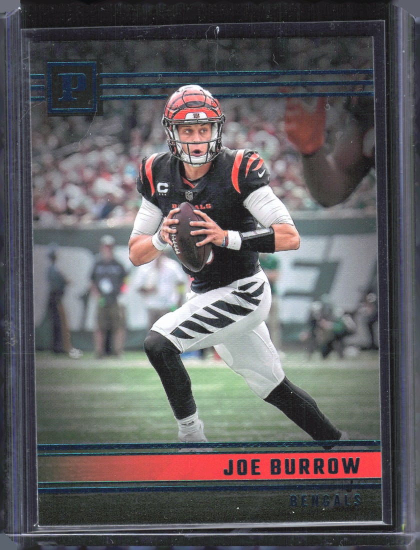 Joe Burrow Panini Teal 2022 Panini Chronicles #PA-34: Joe Burrow Panini Teal 2022 Panini Chronicles #PA-34