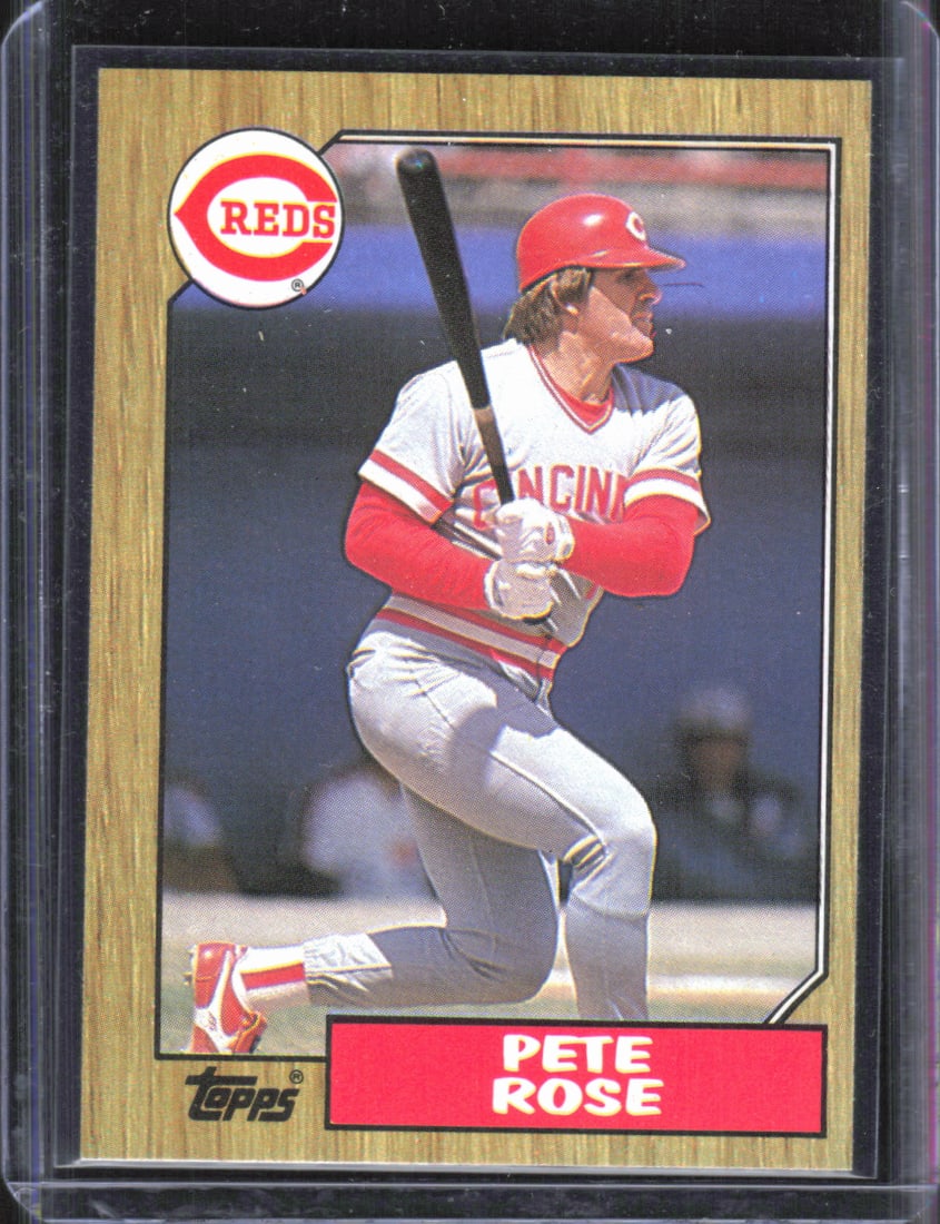 Pete Rose 1987 Topps Vintage Baseball Card #200 (1 of 2)