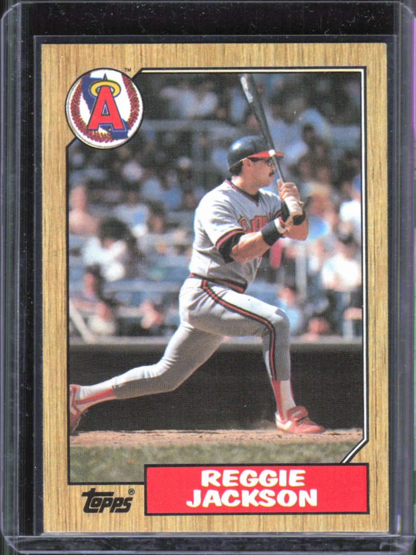Reggie Jackson 1987 Topps Vintage Baseball Card #300 (1 of 2)