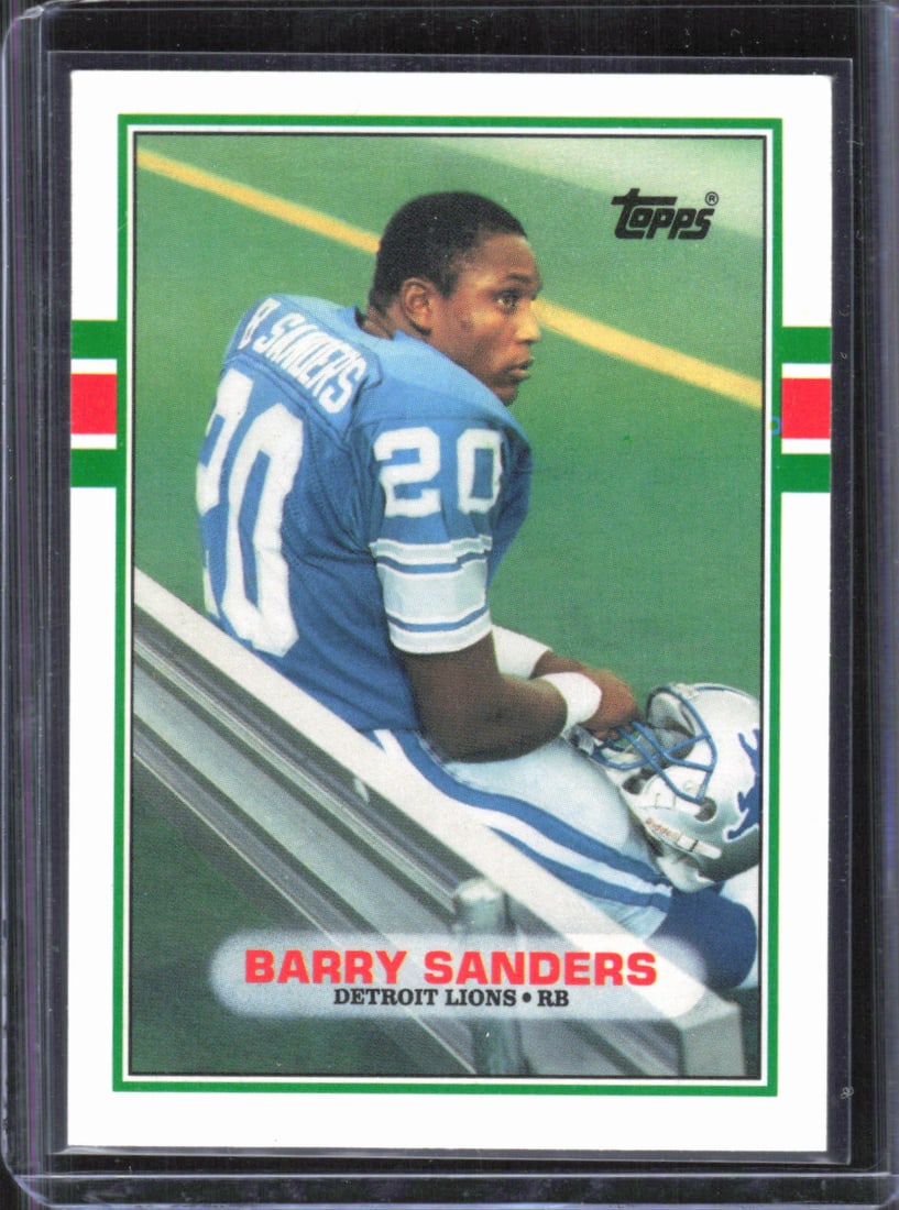Barry Sanders Rookie Card 1989 Topps Traded #83T: Barry Sanders Rookie Card 1989 Topps Traded #83T