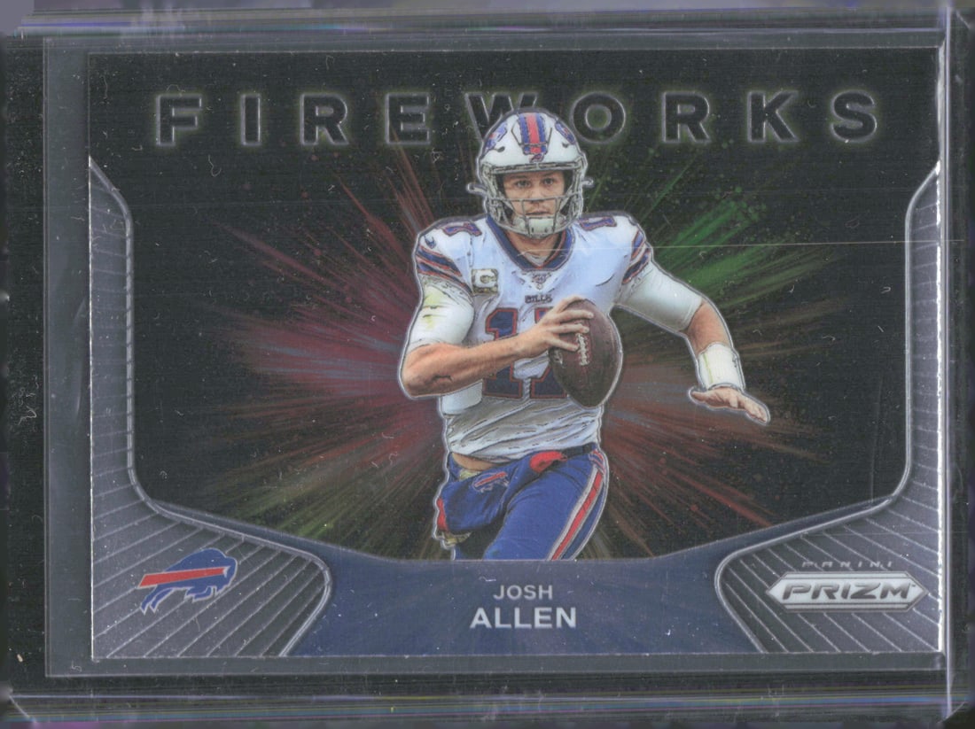 Josh Allen Fireworks 2020 Panini Prizm #18 (1 of 2)
