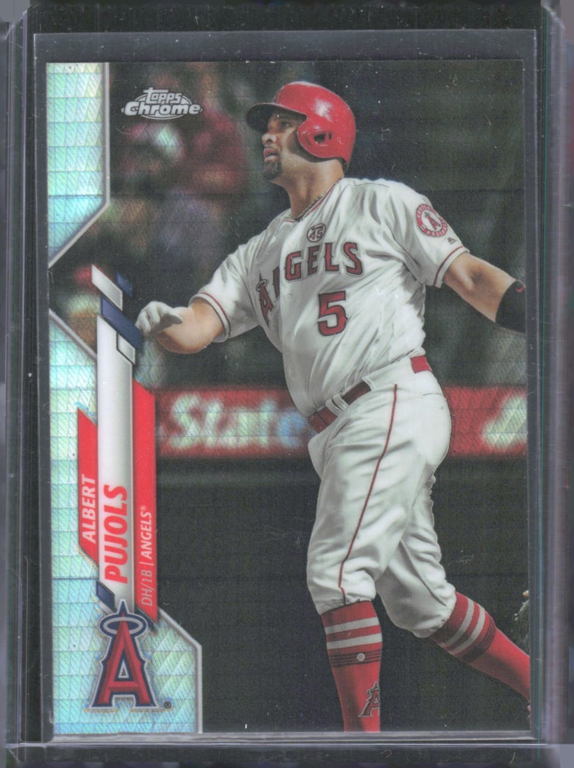 Albert Pujols Prism Refractor 2020 Topps #497 (1 of 2)