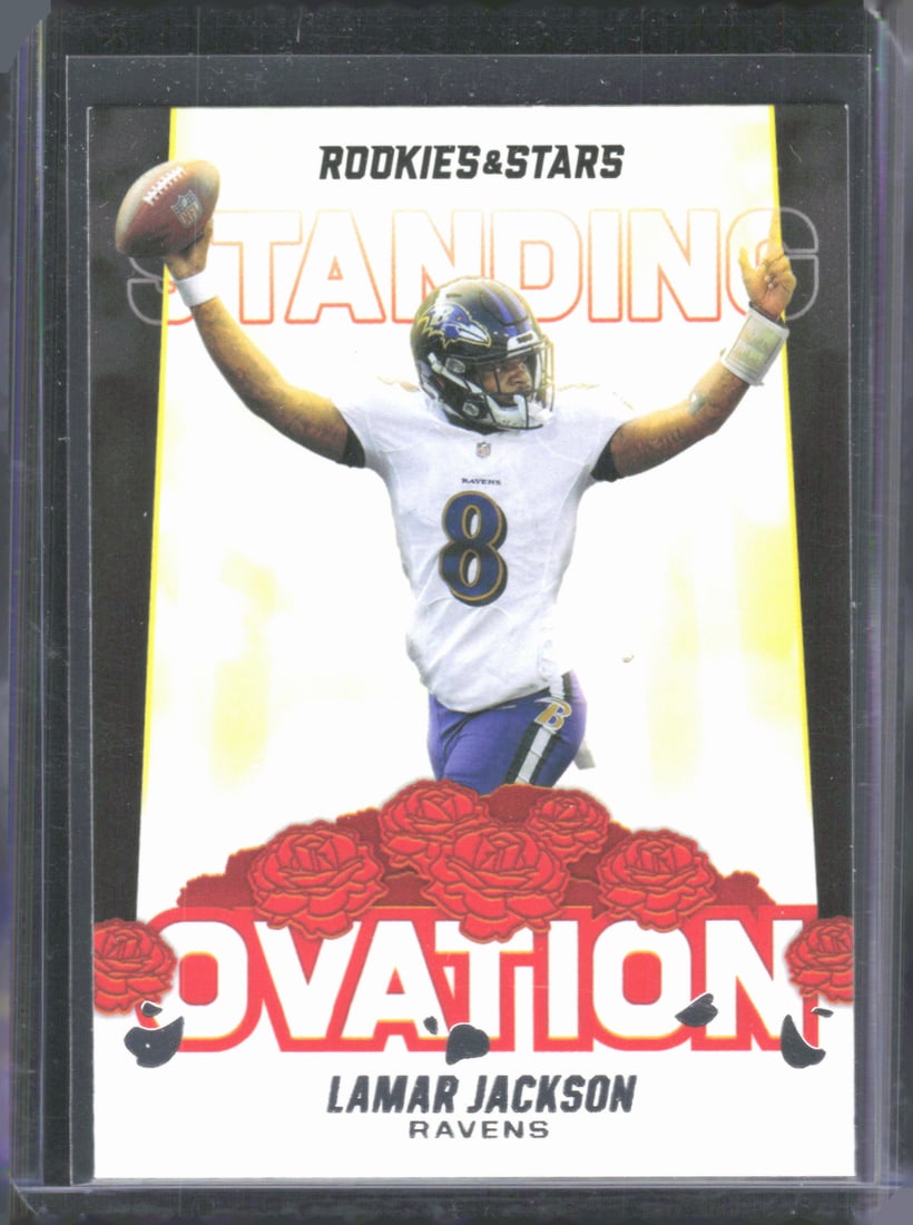 Lamar Jackson Standing Ovation 2021 Panini Rookies & Stars #SO-6 (1 of 2)