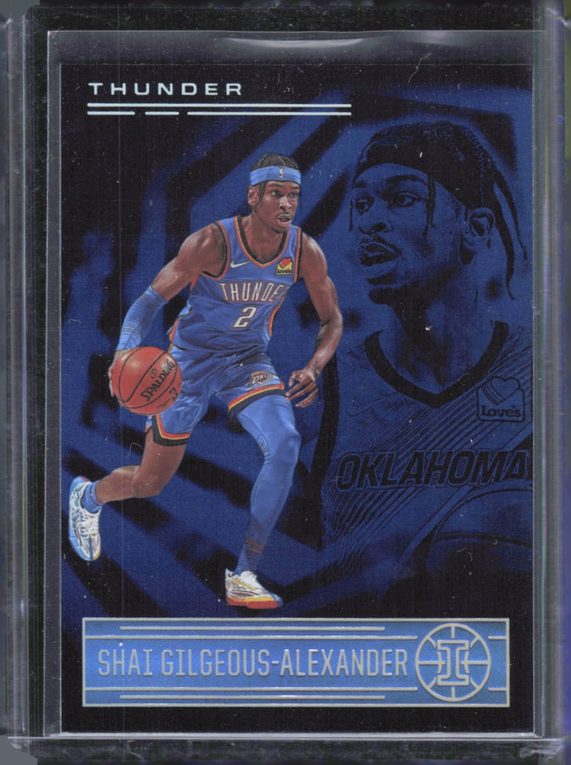 Shai Gilgeous-Alexander Sapphire 2020-21 Panini Illusions #35: Shai Gilgeous-Alexander Sapphire 2020-21 Panini Illusions #35