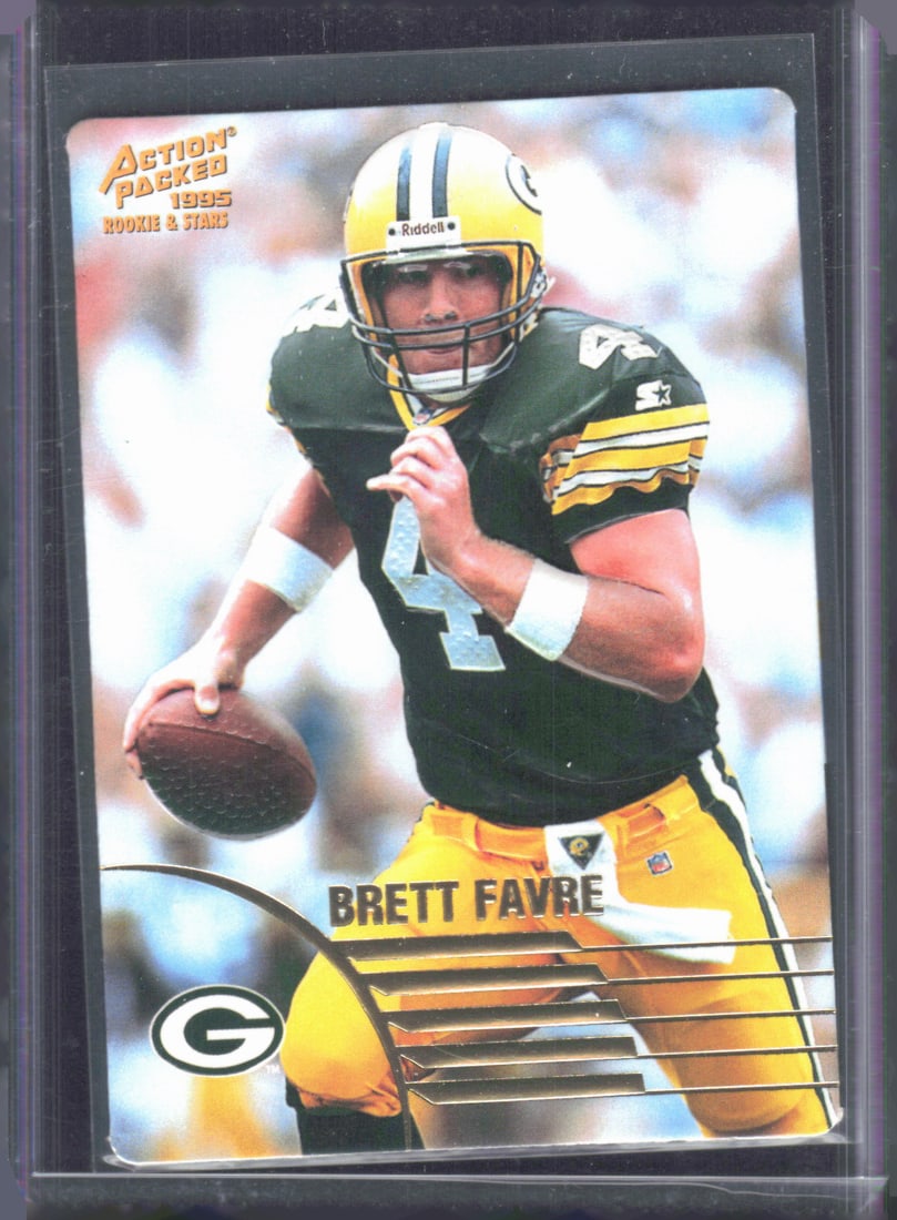 Brett Favre 1995 Action Packed Rookies & Stars #60: Brett Favre 1995 Action Packed Rookies & Stars #60