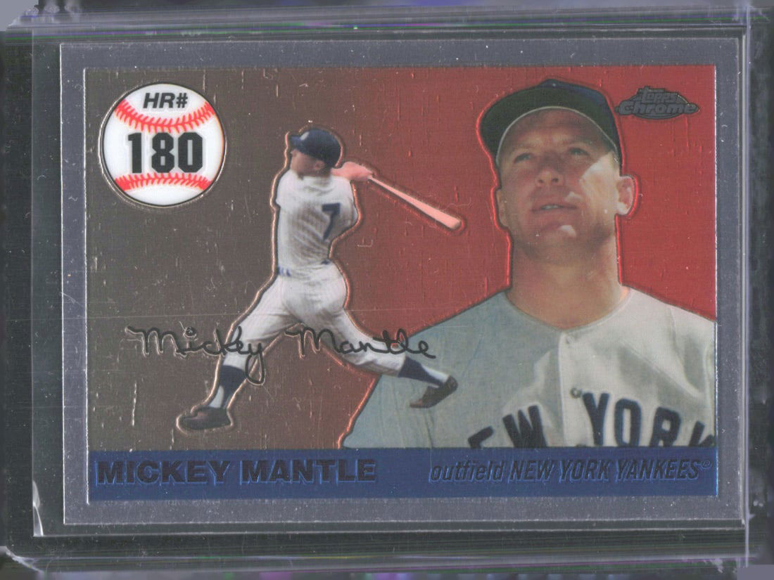 Mickey Mantle Mickey Mantle Home Run History 2006 Topps Chrome #MHRR180 (1 of 2)