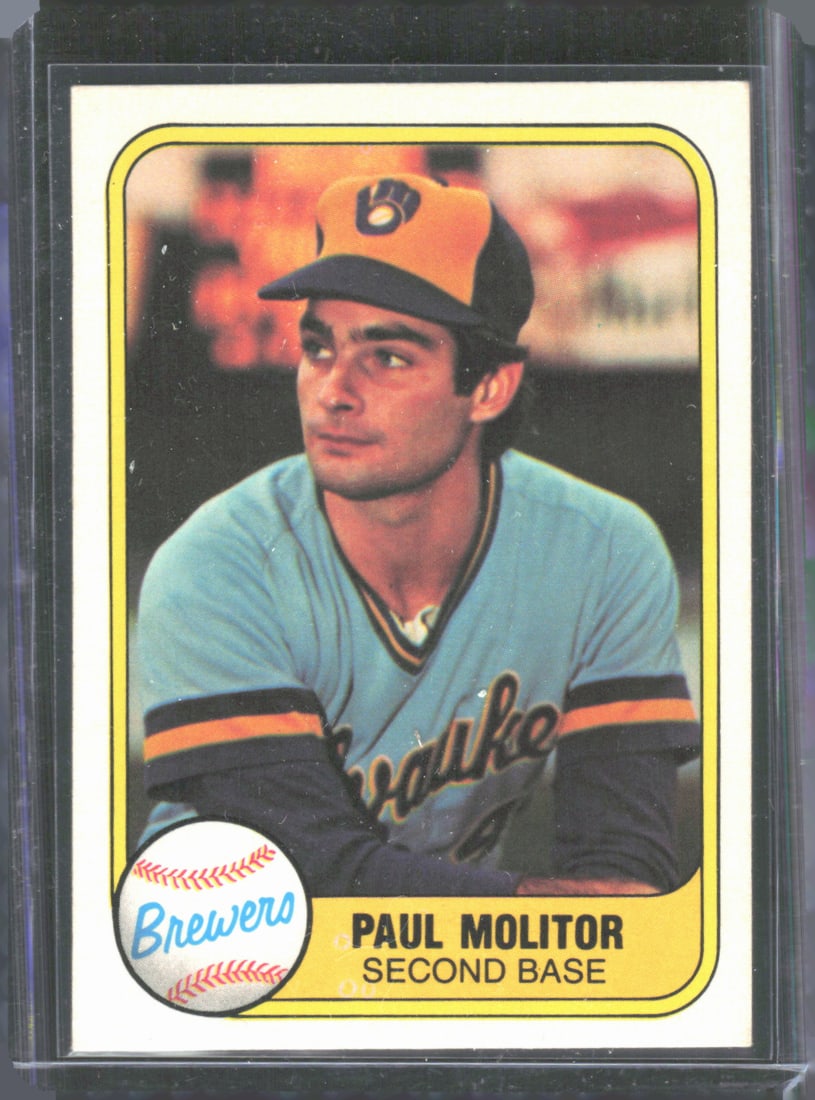 Paul Molitor 1981 Fleer #515 (1 of 2)